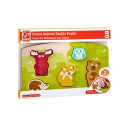 Puzzle tactile, les animaux de la forêt - HAPE