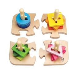 Puzzle de Formes à Boutons - Jouets Bio Hape