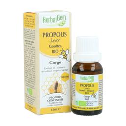 Gouttes pour la gorge Propolis Junior Bio 15 ml