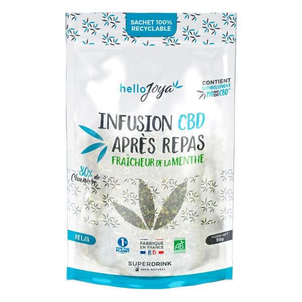 Infusion CBD "Après Repas" à la menthe 30g