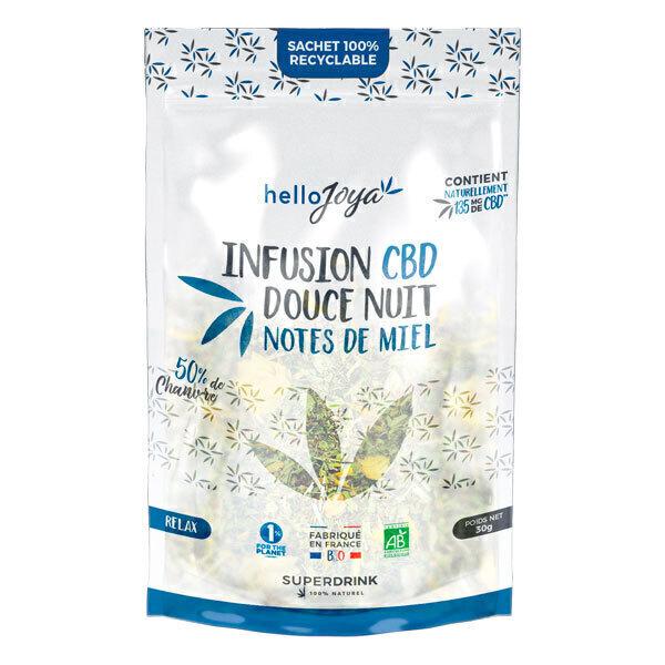 Infusion CBD Douce Nuit notes de miel 30g