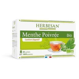 Infusion confort digestif à la menthe poivrée 20 sachets