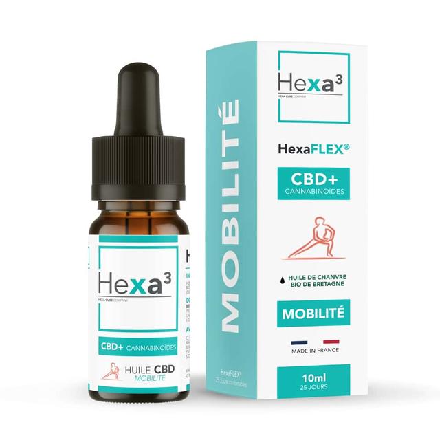 Huile CBD Mobilité Chanvre Bio 2000mg (20%) HexaFLEX