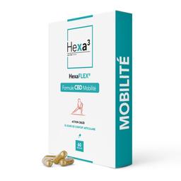 60 Gélules CBD Douleurs et Mobilité HexaFLEX 1800mg (sans THC)