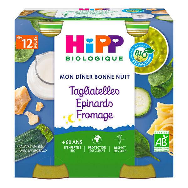 Petits Pots Pâtes Epinards Fromage 2x250g , dès 12 mois