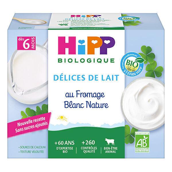 Coupelles de fromage blanc nature dès 6 mois 4x100g