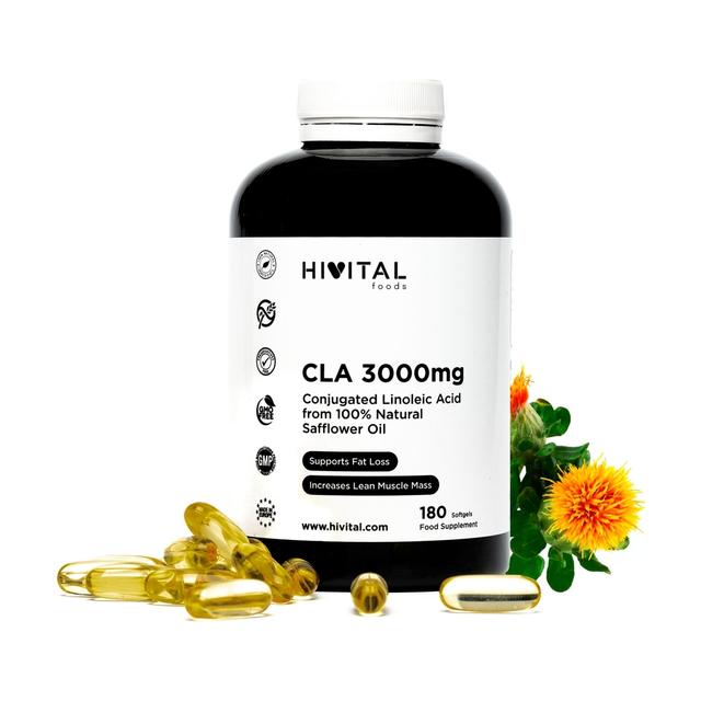 CLA Acide Linoléique Conjugué 3000mg 180 perles