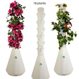 HomePotager  Colonne florale hydroponique, 18 Plants