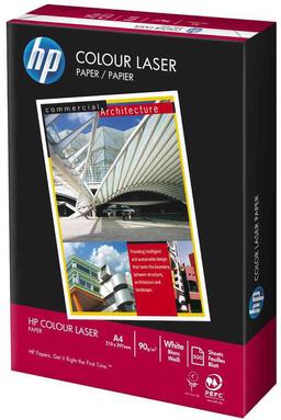 Papier original hp 'colour laser'ramette de 500 feuilles, A4