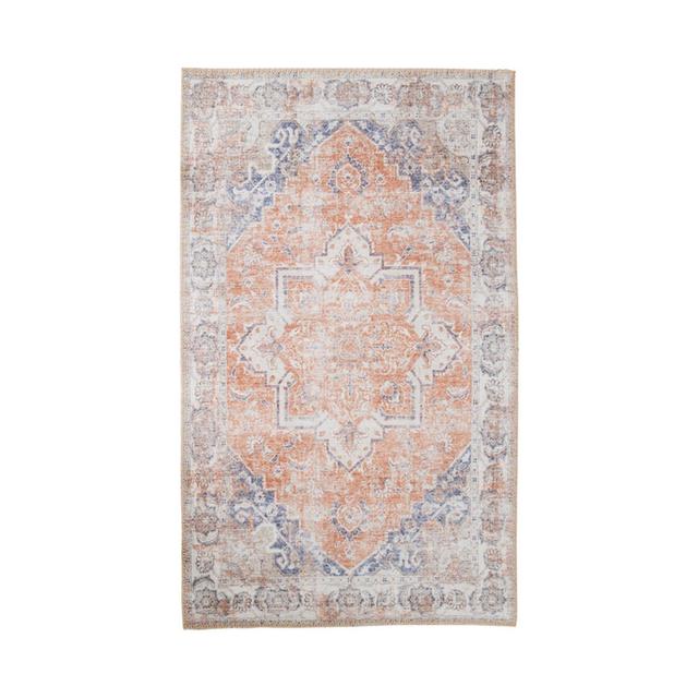 Tapis orange et bleu 160 x 230 cm