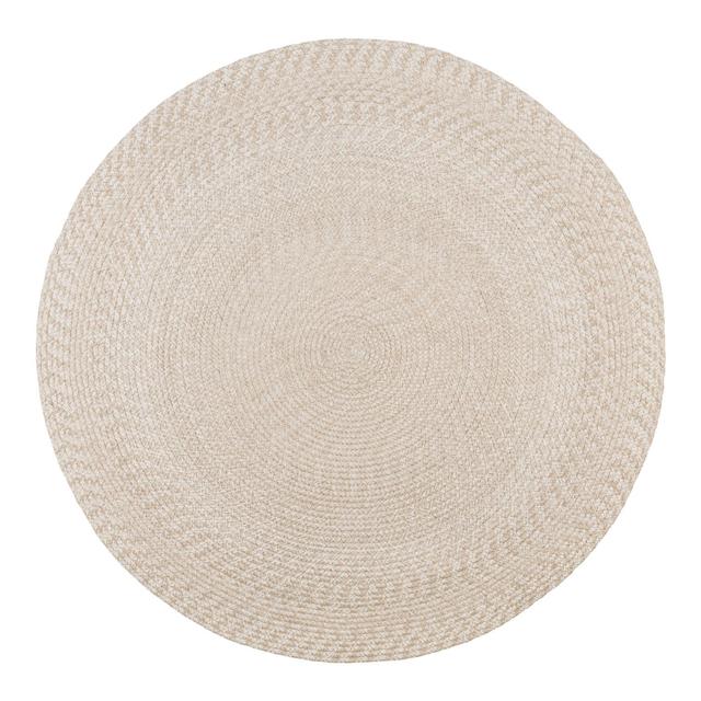 Tapis sable et rond en plastique 100% recyclé Ø 180 cm