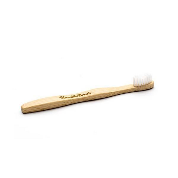 Brosse à dents enfants ultrasoft bambou Blanc