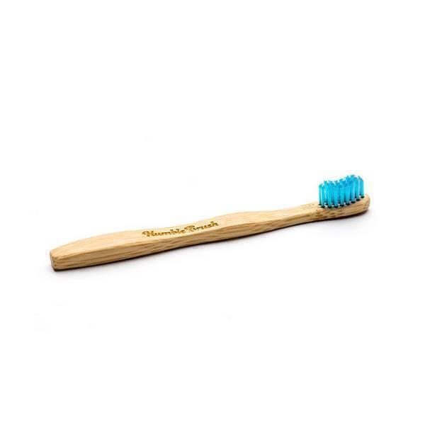 Brosse à dents enfants ultrasoft bambou Bleu