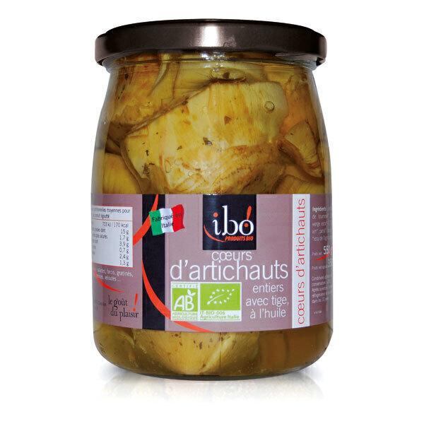 Cœurs d'artichauts entiers avec tige 550g