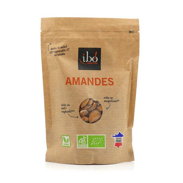 Amandes complètes décortiquées bio - Sachet de 250g