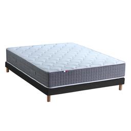 Ensemble Matelas Ressort 7 zones H.30cm Sommier 140x190