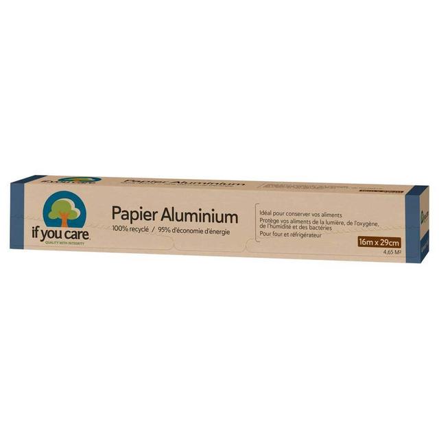 Papier d'aluminium 100% recyclé