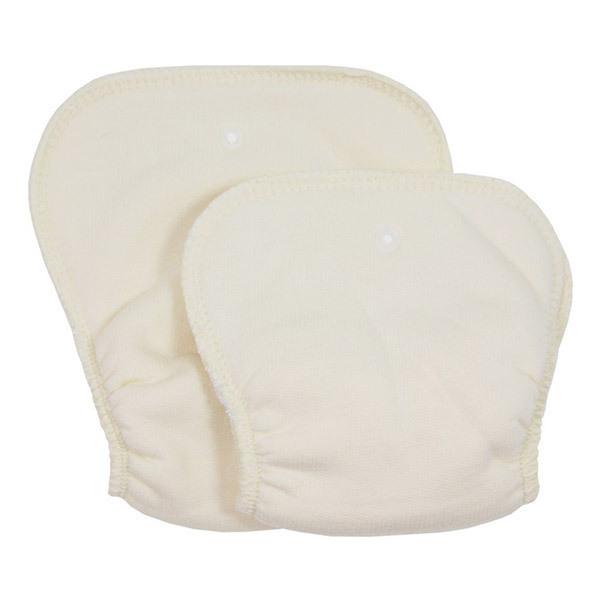 Lot inserts lavables coton bio pour couche ajustable 4-16kg