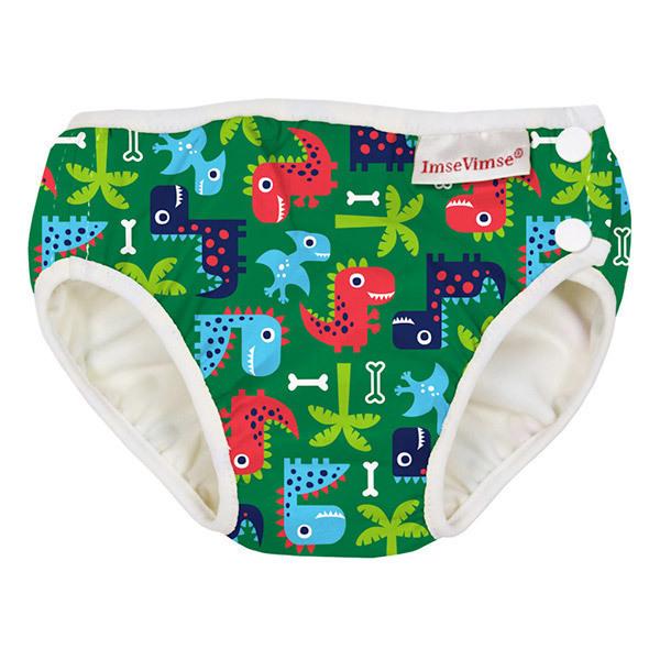 Couche de bain 7-10kg Dino vert Taille M