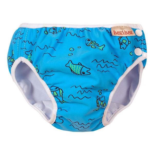 Couche de bain 7-10kg Poisson turquoise Taille M