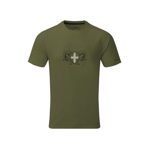 T-SHIRT ORGANIC MOUFLON OLIVE