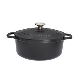 Cocotte ronde 26 cm chasseur noir interieur noir