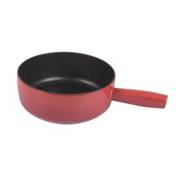 Poêlon savoyard en fonte émaillée 24 cm pour fondue