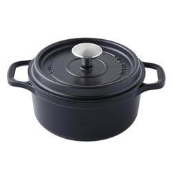 Cocotte ronde Invicta 24 cm Noire