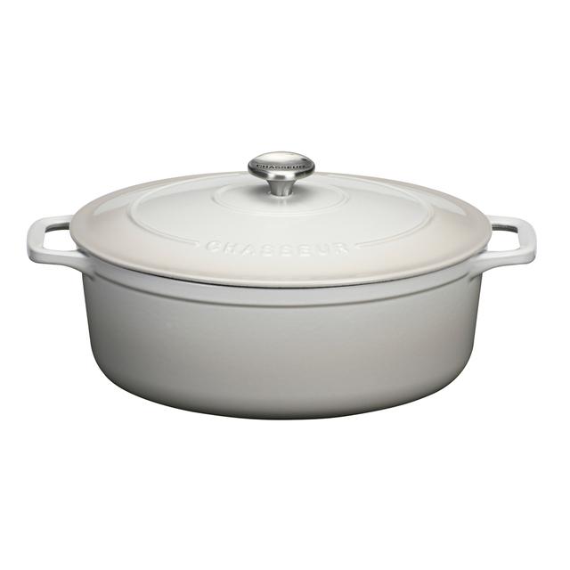 Cocotte ovale Le Chasseur 29 cm Macadamia