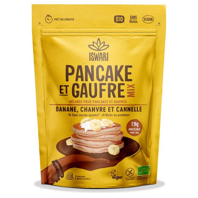 Mélange instantané pour pancakes et gaufres banane cannelle 300g