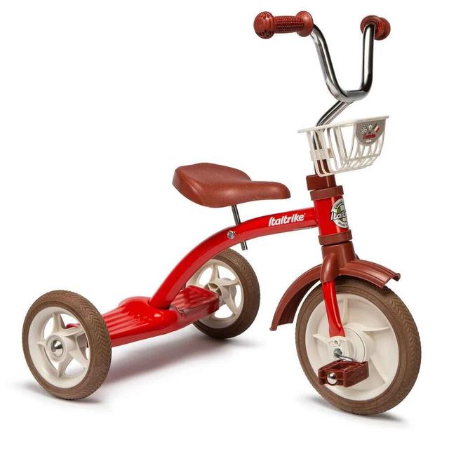 Tricycle rétro en métal rouge 10283