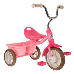 Tricycle fille rose  avec benne - Italtrike