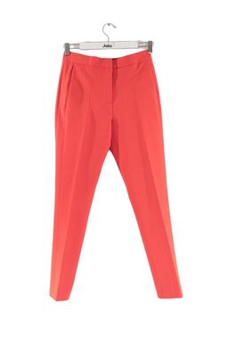 Pantalon droit Victoria Beckham rouge