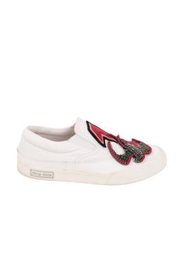 Baskets Miu Miu en cuir