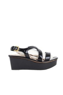 Sandales Prada en cuir verni