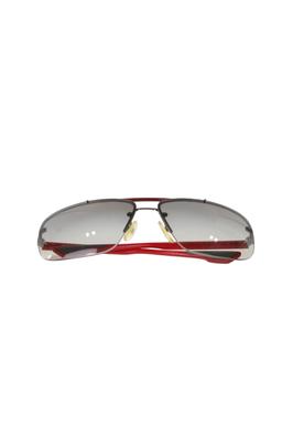 Lunettes de soleil Prada rouge