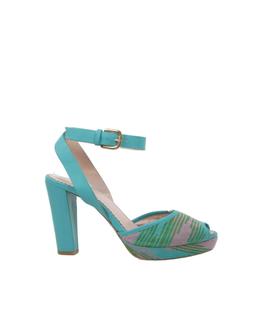 Talons Missoni en cuir