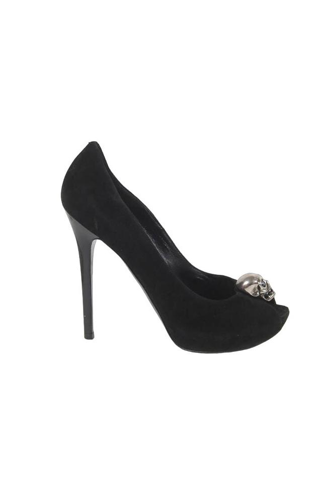 Talons Alexander McQueen en cuir