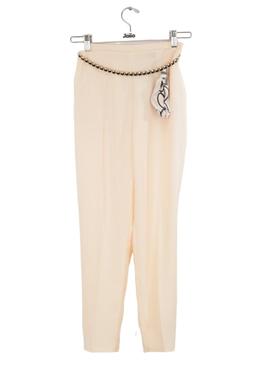 Pantalon slim Elisabetta Franchi beige