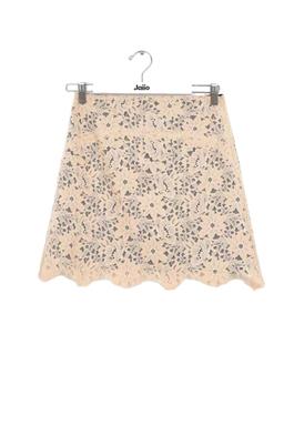 Mini jupe Sandro beige