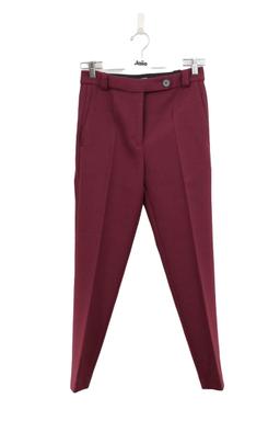 Pantalon droit Sandro bordeaux