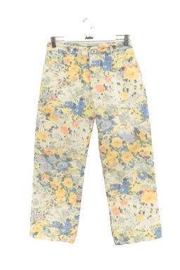 Pantalon large Nina Ricci jaune