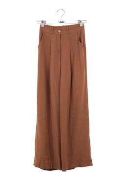 Pantalon large Opullence marron