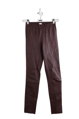 Pantalon slim Kujten en cuir