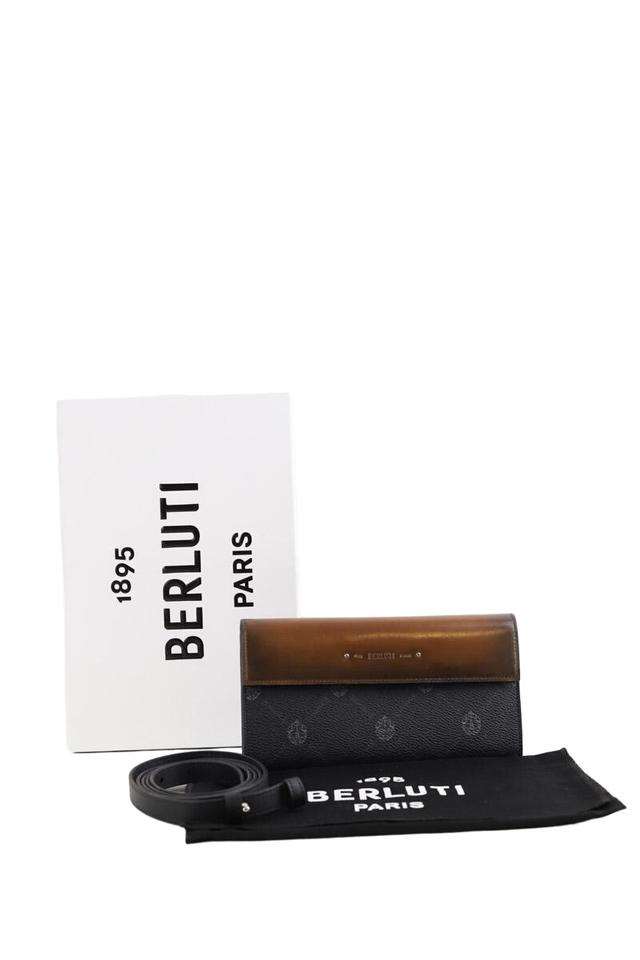 Pochette Berluti en cuir