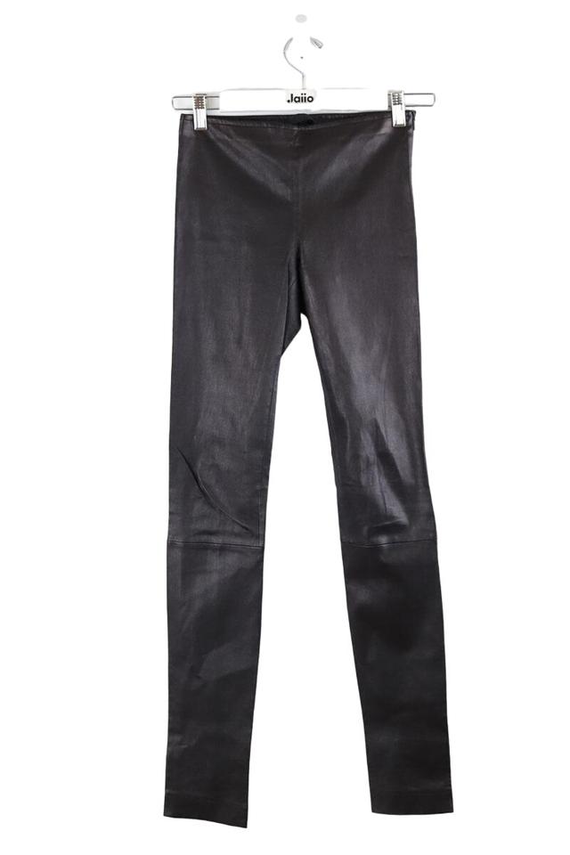 Pantalon slim The Row en cuir