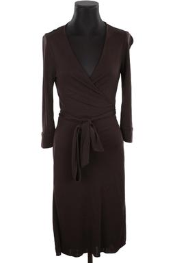 Robe Diane Von Furstenberg marron