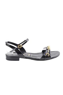 Sandales Gucci en cuir verni