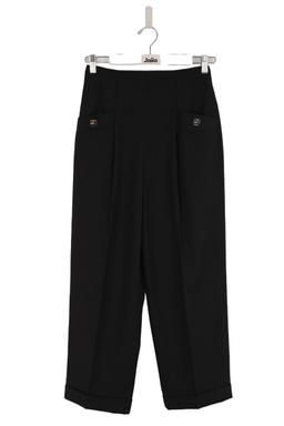 Pantalon droit Sandro noir