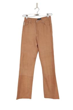 Pantalon droit Armani en cuir